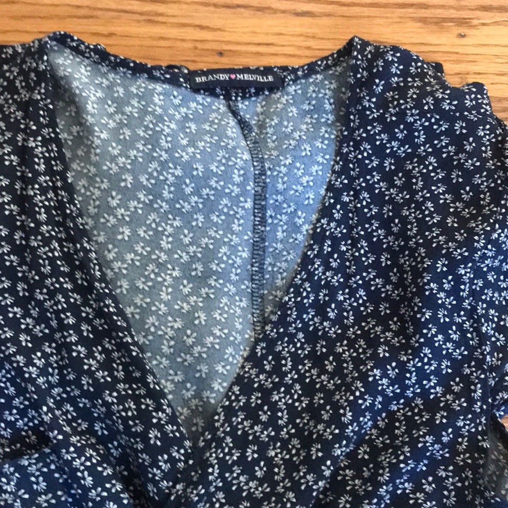 Brandy Melville floral wrap dress